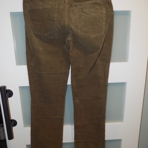 J. Crew Dark Brown Corduroy Matchstick Pants Size 29R Women's - Picture 3 of 3